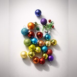Colorful Christmas Ornament Set